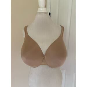 Cacique 46DD Lightly Lined Full Coverage Tan Beige Bra